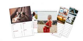 Sleva 64% - Nástěnné či plánovací fotokalendáře z vašich fotografií pro rok 2022